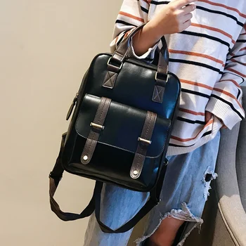 

British Retro Backpack College Style Student Backpack Anti-Theft Waterproof Travel Backpack