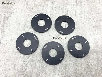 

wholesal 5pcs/lot black click wheel cover shell adhesive for ipod 5th gen video 30gb 60gb 80gb