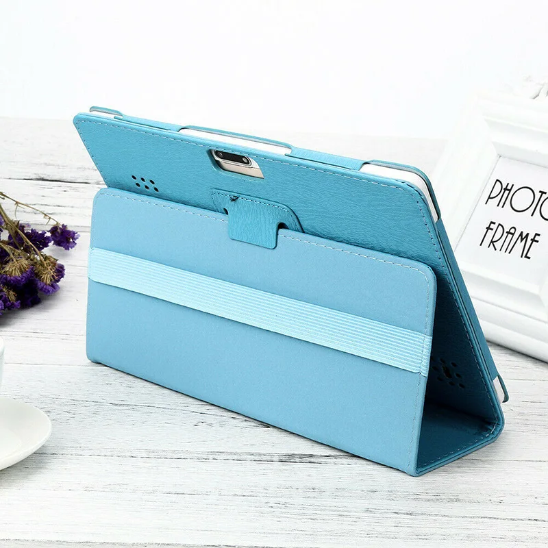 

Universal Protection Folio Leather Case for 10 10.1 inch Android Tablet PC Foldable Tablet Cases Protective Cover