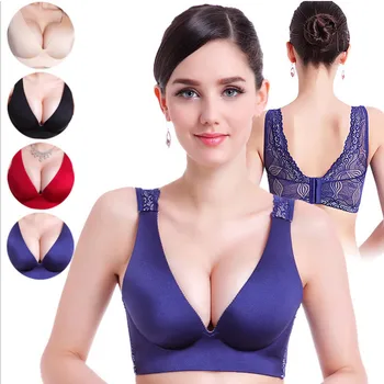 

2020 zero bound without rims bra leisure lace strapless one chip non-trace with no sense of beam underwear