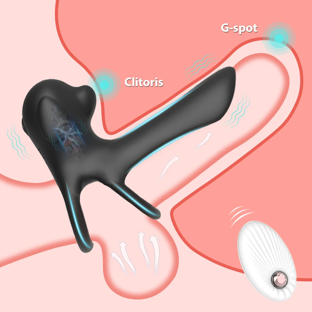 Remote Vibrator For Couple Women Vaginal Clitoris Stimulator Sex Toys Adult Men Penis Ring Cockring Male