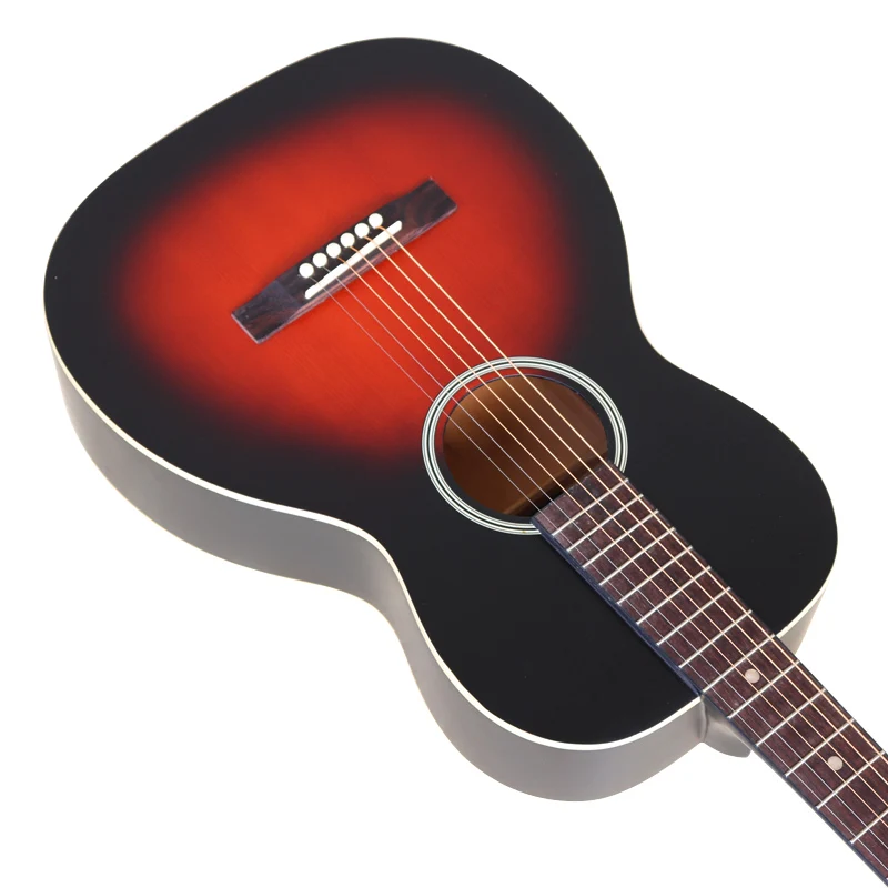 西洋ギター38インチのアコースティックギター6弦フォークギターフルサイズマットフィニッシュ色