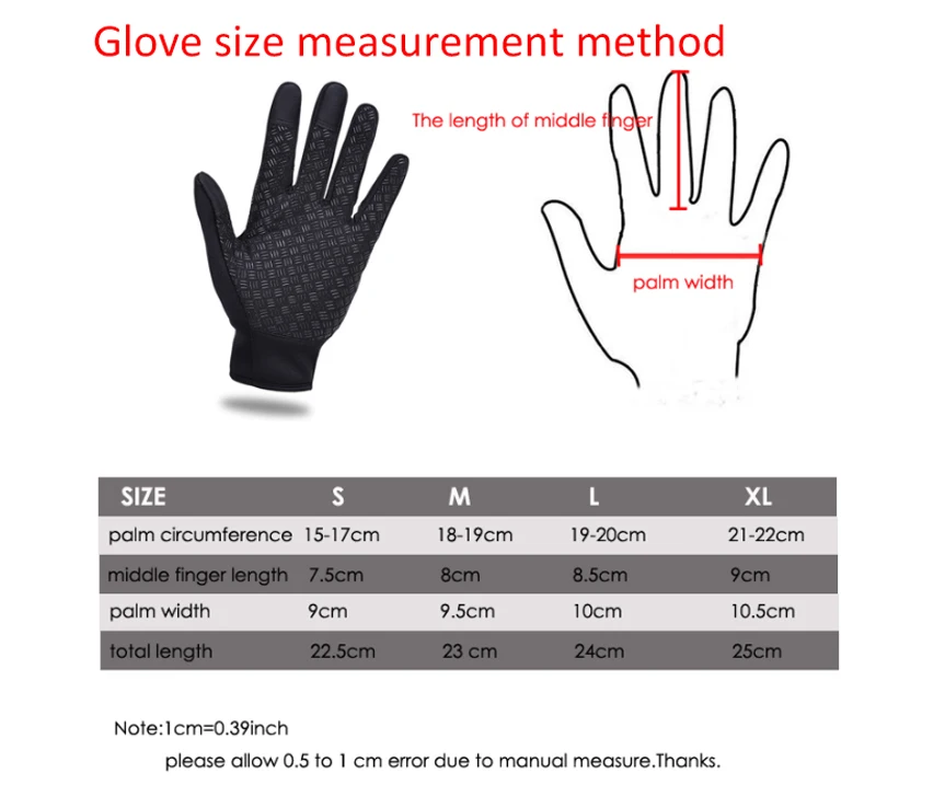 2 шт. зимние теплые Перчатки унисекс, для сенсорных экранов для рыбалки для верховой езды Лыжная уличная Кемпинг пеший Туризм мотоциклетное ветровое стекло полный палец Перчатки