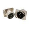 2 pièces boîtier métallique 3 broches XLR mâle femelle connecteur XLR 3-core prise Jack prise montage sur panneau châssis Audio Microphone connecteurs ► Photo 2/6