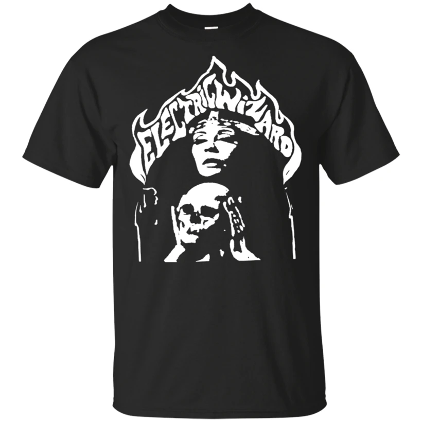 Men'S Electric Wizard T Shirt Doom Metal Kyuss Acid King T-Shirt Size M-3Xl Outfit Tee | Мужская одежда