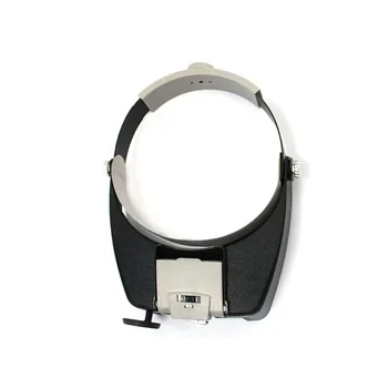 

LED Lamp Light Headband Jewelry Magnifying Glass Head Loupe Reading Magnifier Headband LED Light Magnifying Glass Lens Visor