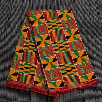 

Chzimade 1Yard Mosaic Printed Tissue Real Wax Batik Fabric 100% Cotton Nigerian Ankara African Print Wax Fabric Diy Sewing