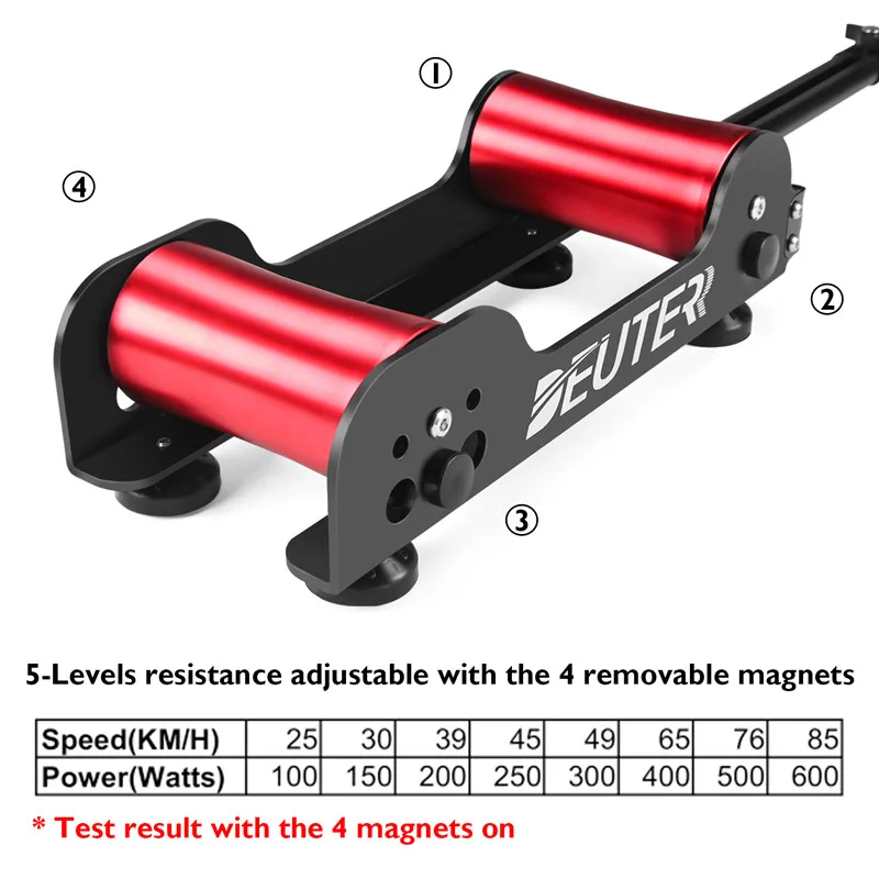 Bike Roller Trainer Resistance Portable Indoor Home Exercise Workout