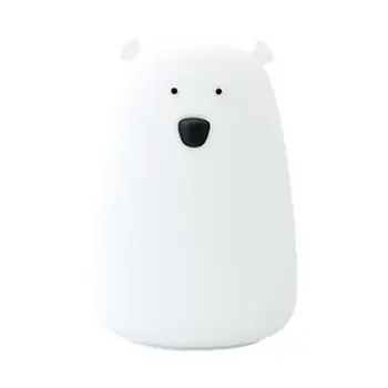 

Creative Lovely Bear Children USB Charging LED Night Light Home Bedroom Decoration Bedside Lamp Gift Pressure Reducing Toy