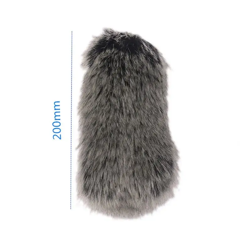 Microfono Di Pelliccia Artificiale Parabrezza Parabrezza Muff Per Rode Videomic Vai Per Takstar Mic-01 Deadcat Go