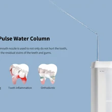 Ирригатор для полости рта стоматологический портативный водный Флоссер советы USB Перезаряжаемый водный струи Флоссер IPX7 ирригатор для чистки зубов