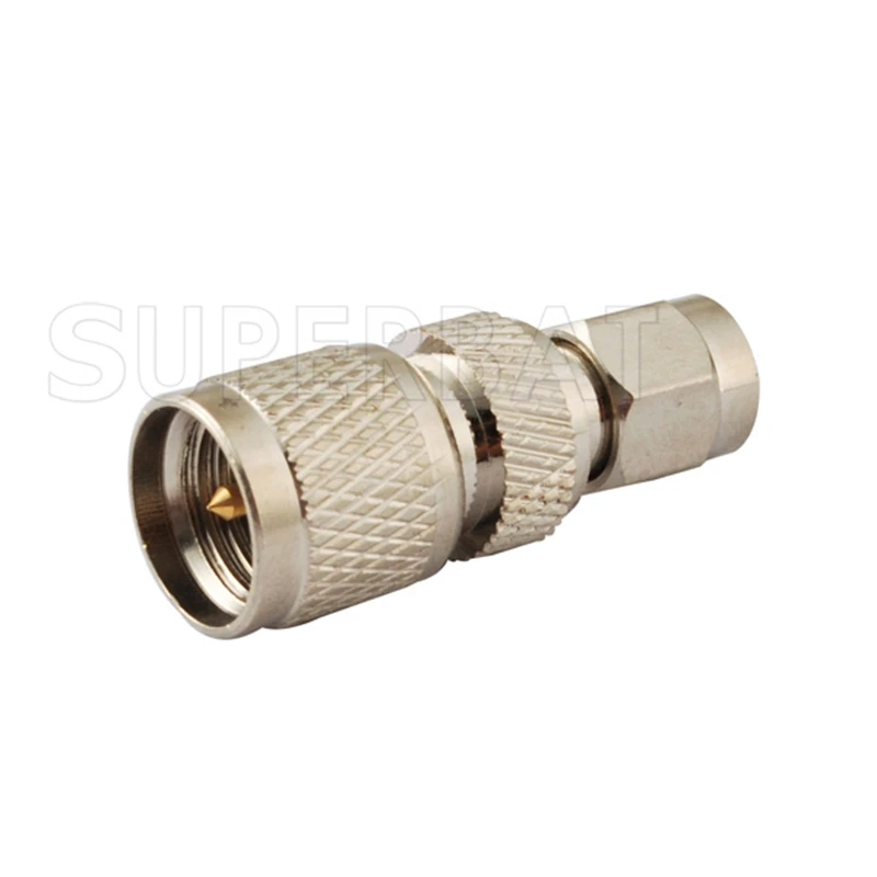 Mini UHF to SMA RF Coaxial Connector Adapter