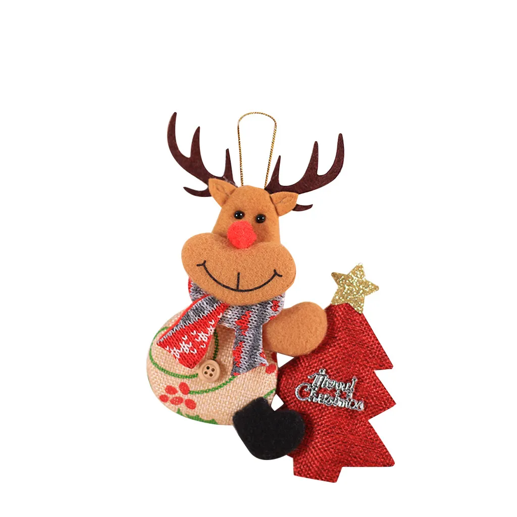 Рождественские украшения, рождественский подарок, Санта Клаус, снеговик, дерево, игрушка, кукла, подвесные украшения для дома, enfeite De Natal# R15