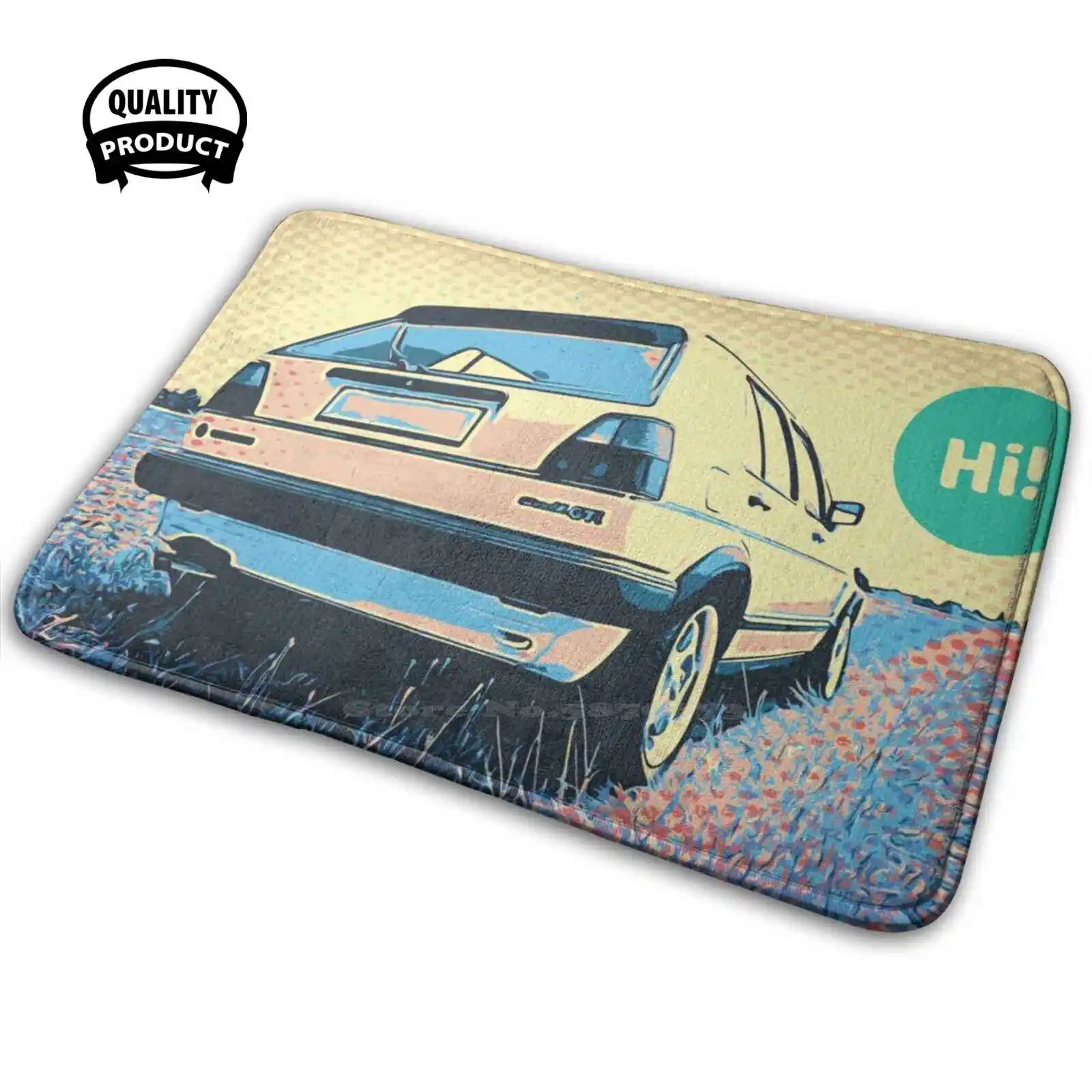 Golf Hi Comodo Zerbino Tappeto Tappeto Cuscino Golf Gti Auto Auto Automobili Automobili Germania Auto Auto Tedesca Auto Deutch Auto