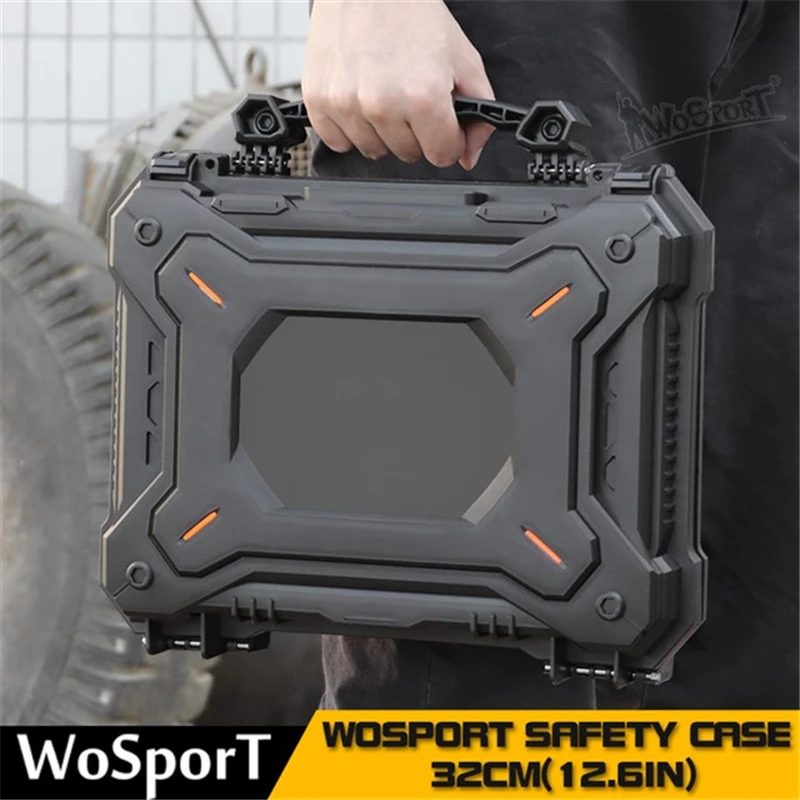 

Tactical Gun Pistol Camera Protective Case Safety Case with Foam Padded+Safety Lock Dustproof Waterproof Hard Shell Pistol Box