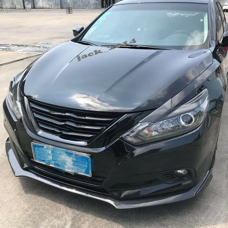 Настоящие фары из углеродного волокна для бровей век гарнир для Nissan Altima SR