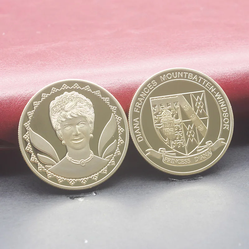 Новинка Diana памятная монета медная коллекция подарок ior память с железным Прямая поставка - Цвет: VP-053-03