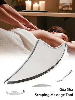 

Scraping Massage Tool Multifunction Stainless Steel Relax Instrument Chinese Traditional Guasha Tool For Neck Shoulders Back