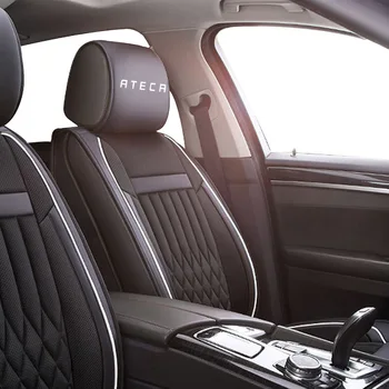 

PU Leather Car Seat headrest Cover for SEAT Ateca Automobiles Seat Headrest Protector Covers