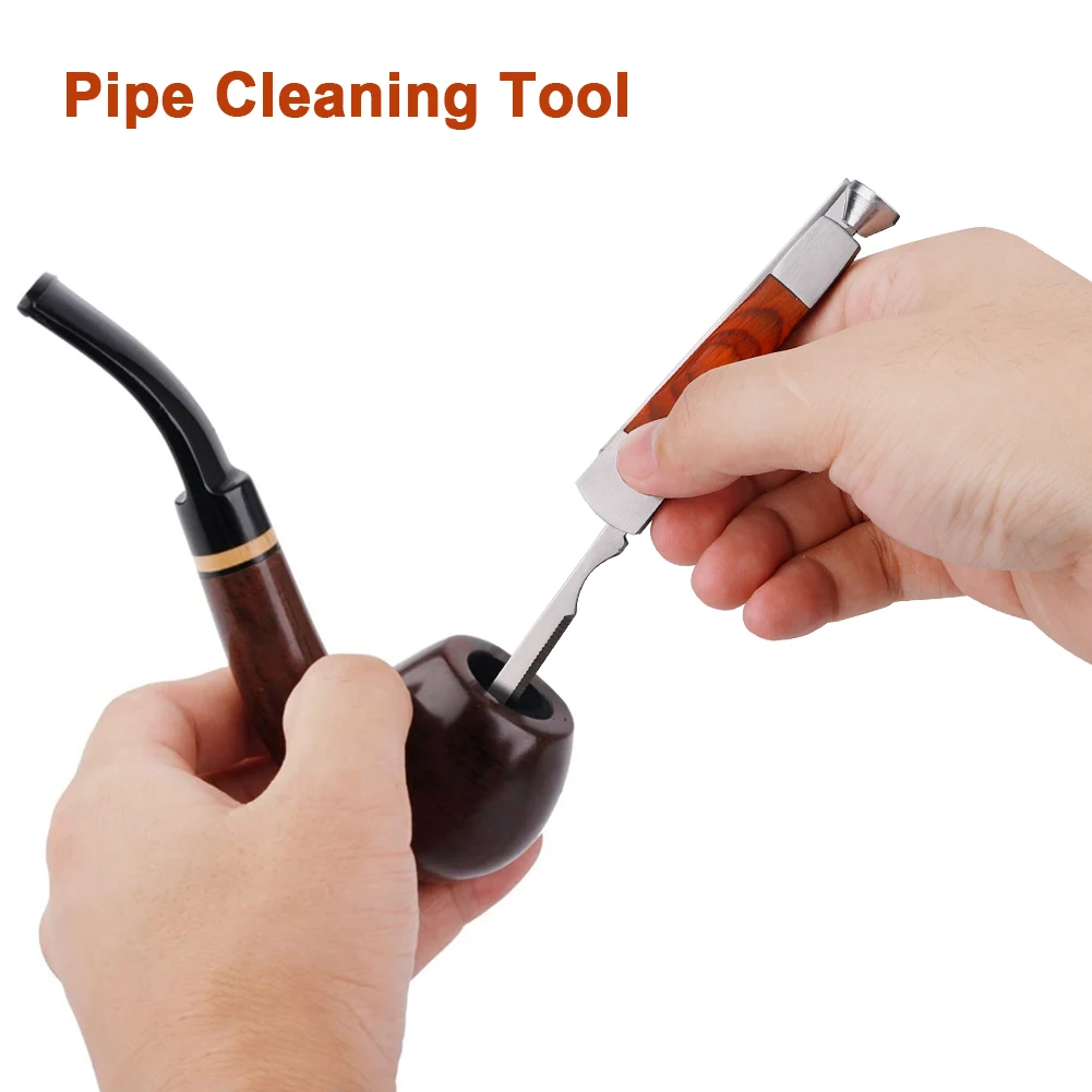 Tobacco Pipes Accessories Smoking Pipe Cleaning Tool Reamers Stainless