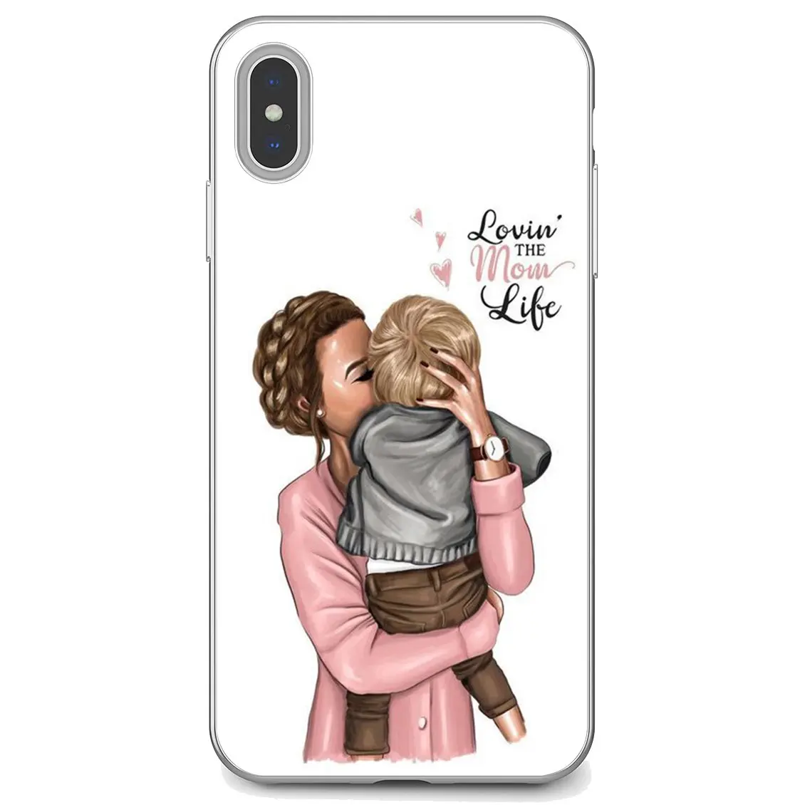 Мягкий силиконовый чехол из ТПУ для Huawei P8 P9 P10 P20 P30 P Smart 2019 Honor Mate 9 10 20 8X 7A 7C Pro Lite мамы