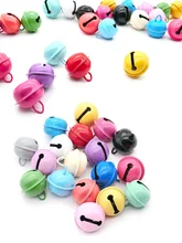  Wholesale 100Pcs Bell For Dog ID Tag 22mm Beautiful Jingle Bells Christmas Party Decor Pendant Handmade Cat Dog Accessories 