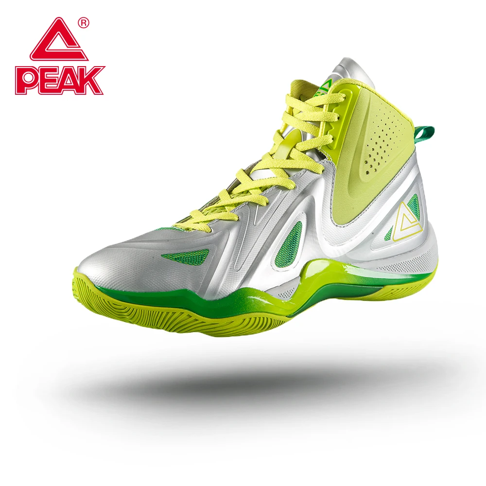

PEAK High-top Challenger II Basketball Shoes Men Cushioning Breathable Basketball Sneakers Anti-skid Athletic Outdoor sneakers