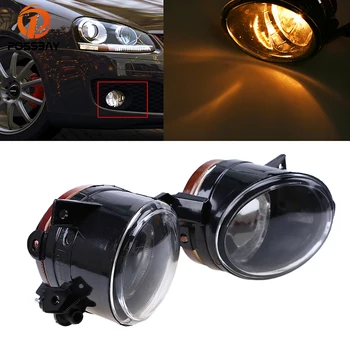 

POSSBAY Car-styling Front Bumper Fog Light Lamps Halogen for VW Jetta/Bora/Golf Mk5 2004/2005-2010 H11 55W Yellow Fog Lights