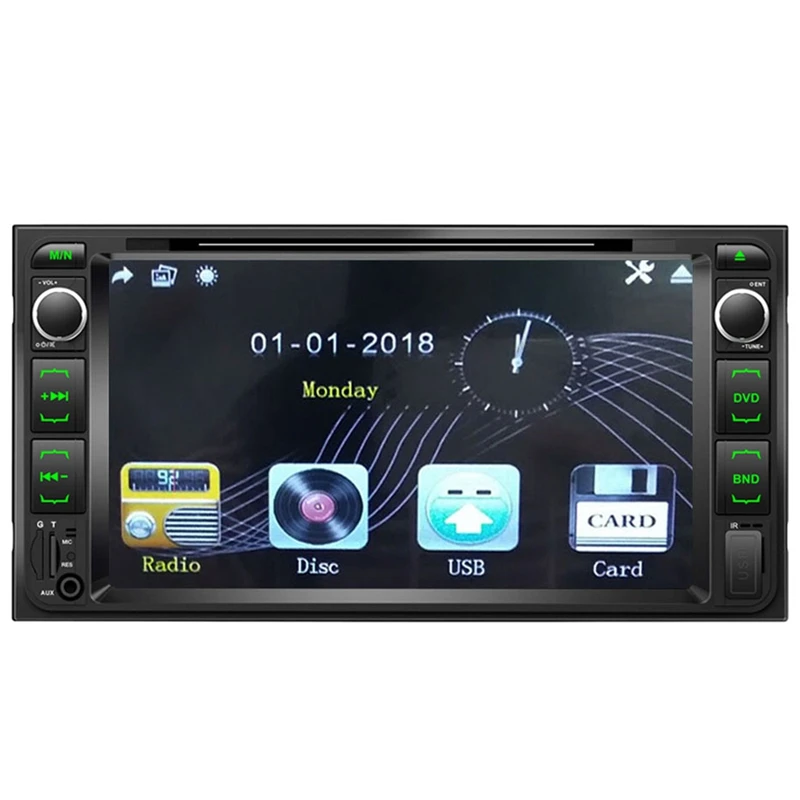 

2 Din Car Dvd Player 7 Inch Multimedia Player 2Din Car Radio Bluetooth Usb Mp5 Dvd Fm Player for Toyota Corolla