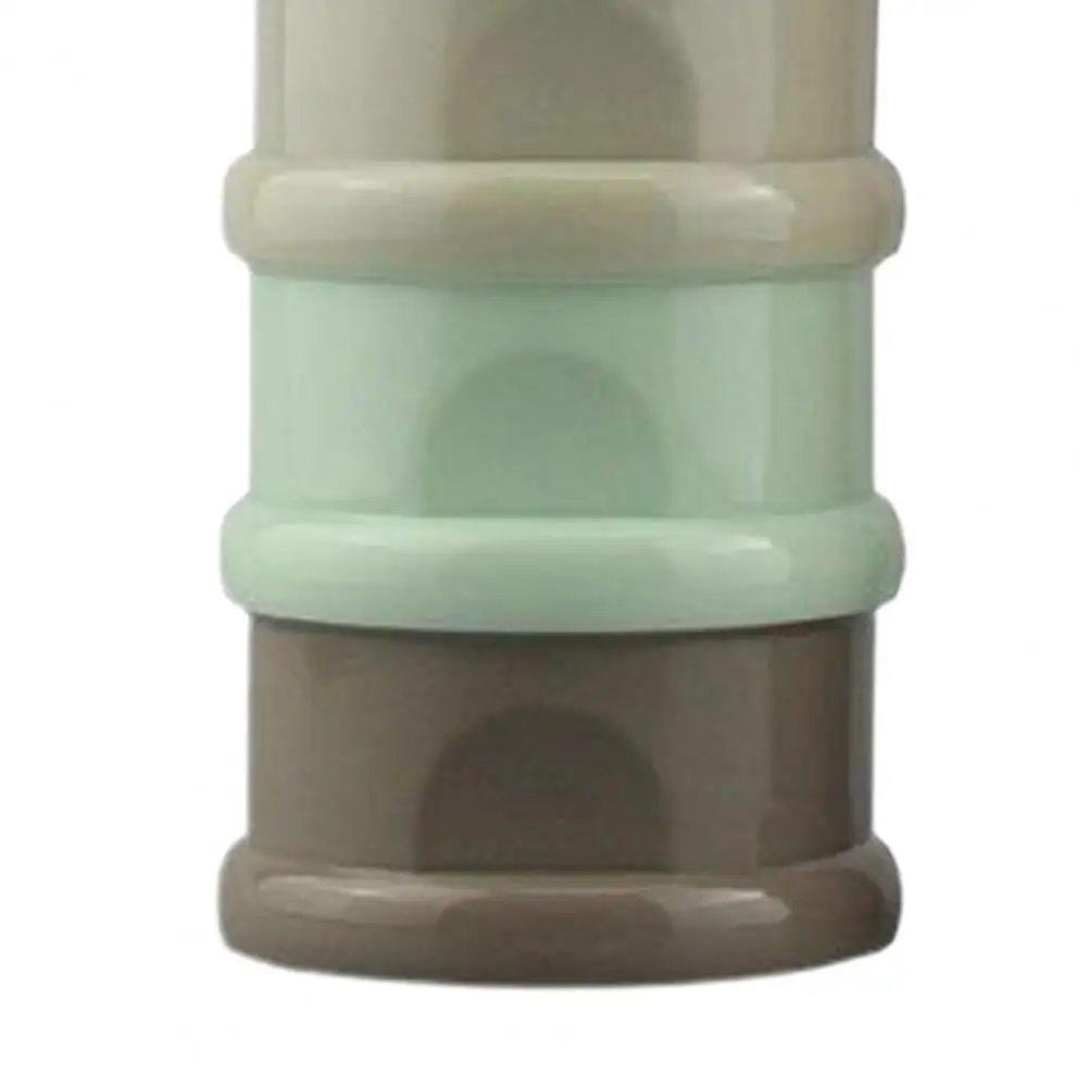 Snack Dish 3 Layers Infant Milk Powder Box Food Storage Container Sealing Caps Biscuit Dispenser