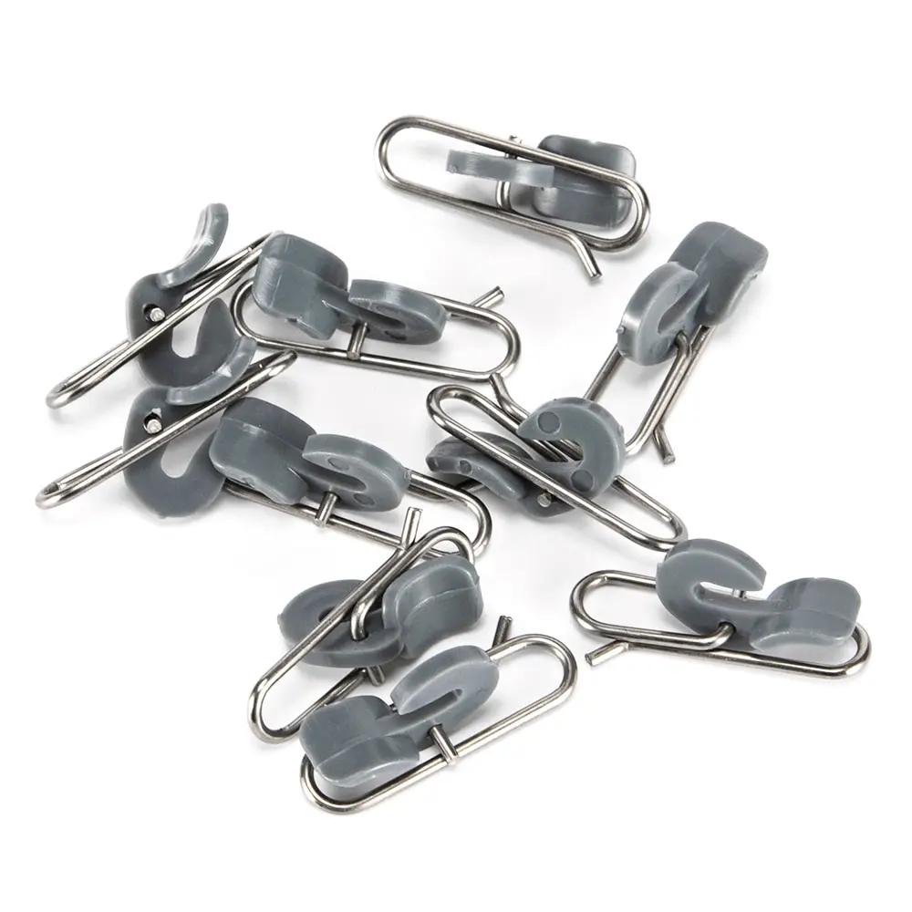 10pcs / 20pcs Impact Hook Release Clips Bait Fishing Clip Strong Swivels Lock Snaps Tool Accessories | Спорт и развлечения