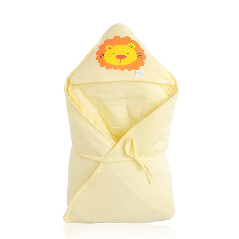 MOTOHOOD Winter Baby Boys Girls Blanket Wrap Cute Lion Baby Swaddle Sleeping Bag For Newborns Baby Bedding Crib Kids Product (2)
