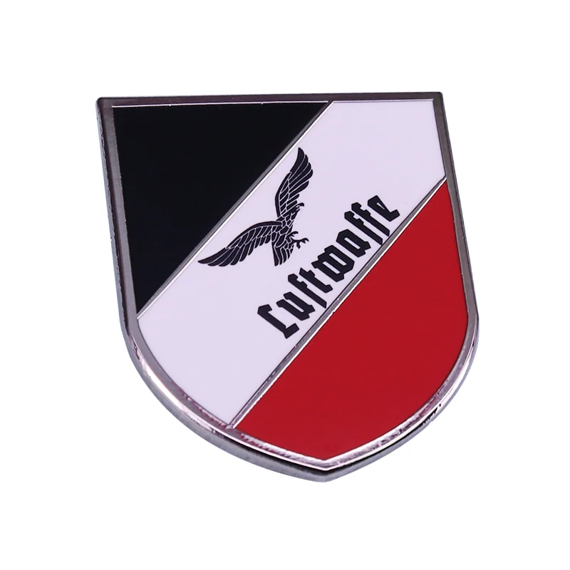 Luftwaffe Shield Tricolore Pin German Air Force Eagle Badge Units Jewelry