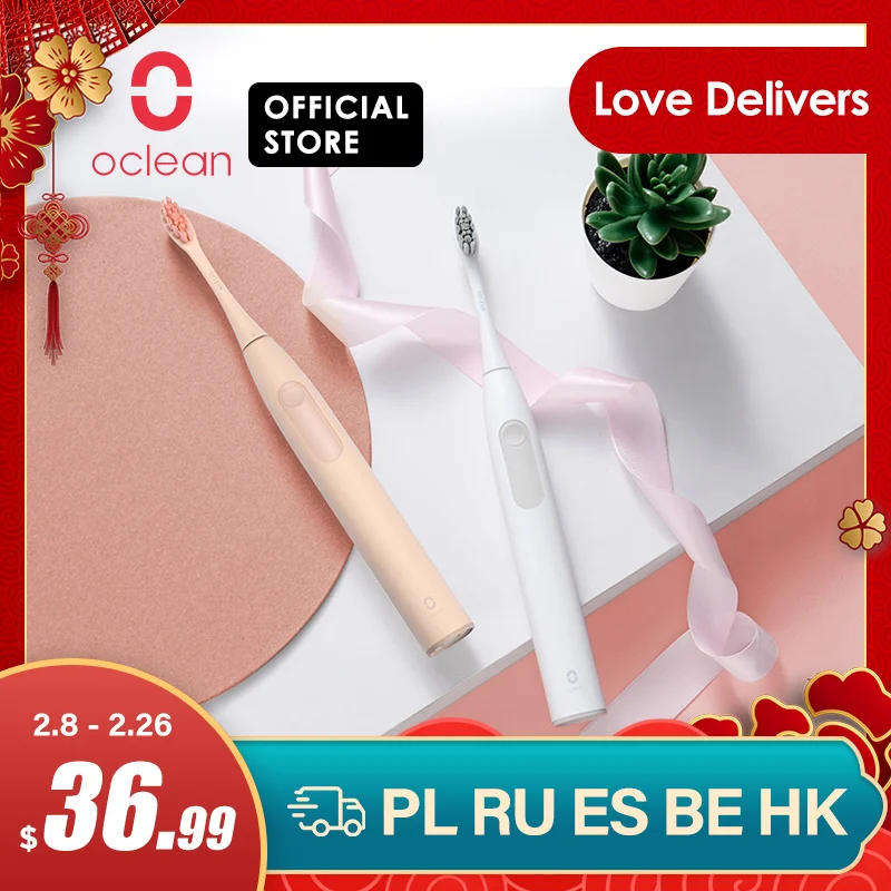 Global Version Oclean Z1 Sonic Electric Toothbrush IPX7 Waterproof Ultrasonic Automatic  Fast Charging Sonic Toothbrush alduts