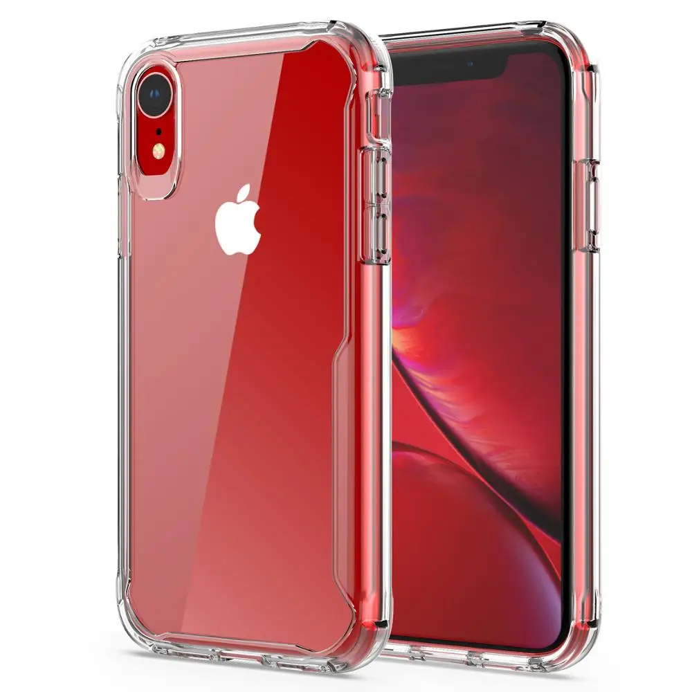 Для Apple iPhone 12 11 Pro Max XR Xs противоударный прозрачный чехол из ТПУ для защитный