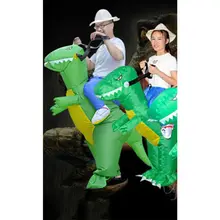 Надувной костюм динозавра для Хэллоуина, трехмерное платье с креплением динозавра R7RB