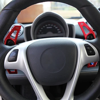 

Car Aluminum Alloy Steering Wheel DSG Shift Paddle Extension For Mercedes Benz Smart Fortwo Forfour Auto Car-styling Interior