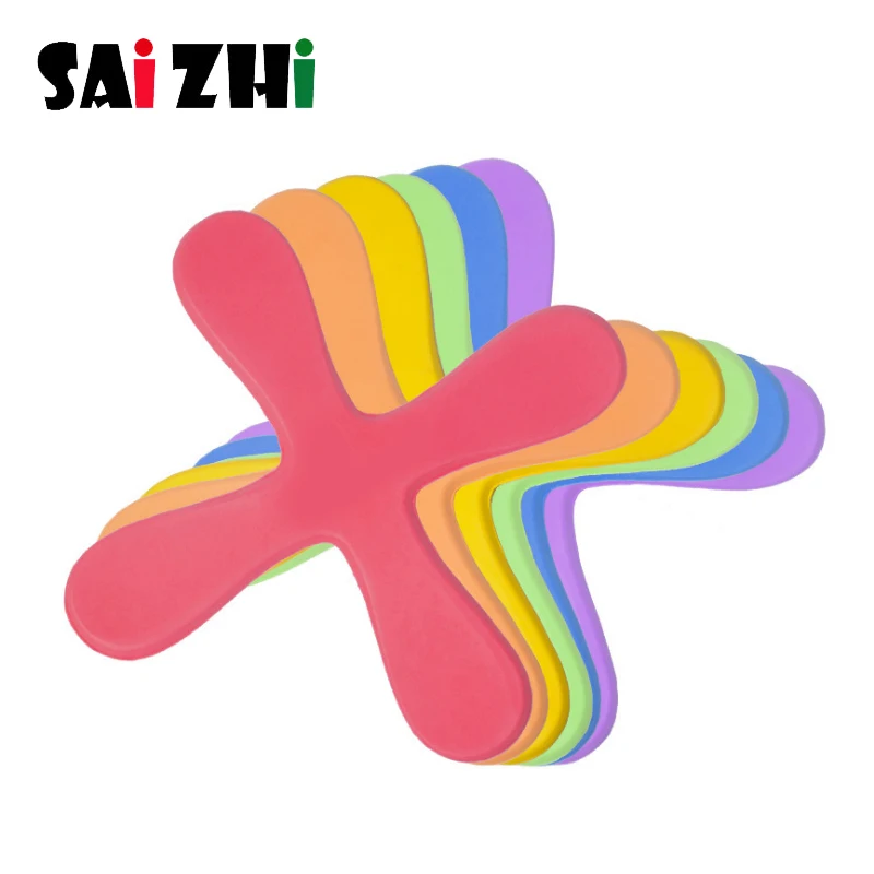 Saizhi 1 шт. цветной s EVA Boomerang уличные забавные спортивные атрибутические игрушки