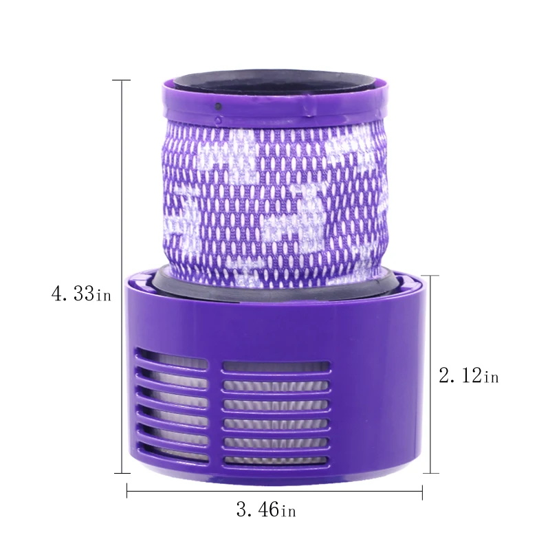 Dyson V10 SV12 Cyclone Absolute Animal Total Clean Washable Hepa Post Filter Replacement Vacuum Cleaner Spare Parts Accessories