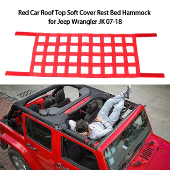 

Car Roof Top Soft Cover Rest Fine-quality Bed Hammock For Jeep Wrangler JK 07-18 Car Styling