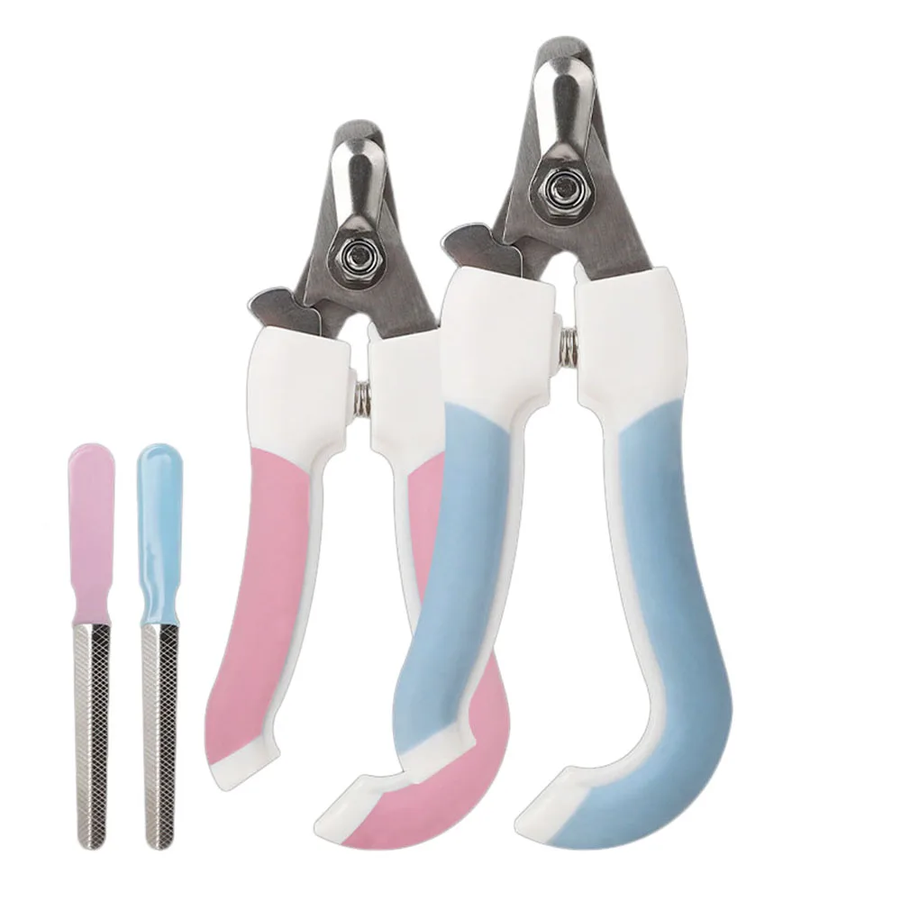 Cortaúñas profesional para mascotas, cortauñas de acero inoxidable para perros y gatos, tijeras para uñas, recortador, suministros de aseo para perros