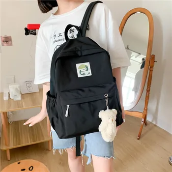 

Women Backpack Purse For Women Backpack Bag Korean Style College Black Preppy Style Teenage Backpacks for Girls 2020 Fashion New