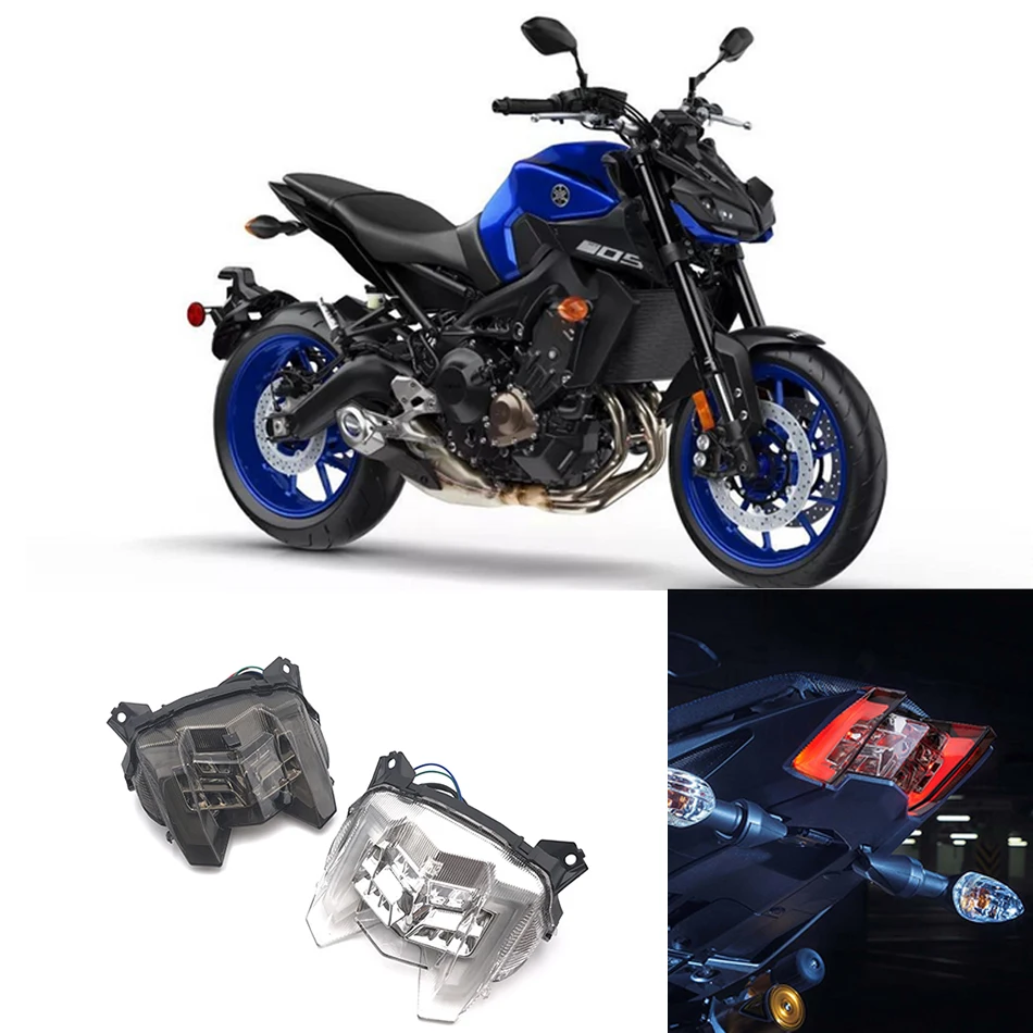 Motorcycle tail light for YAMAHA MT-09 FZ-09 MT09 FZ09 2017 2008 2019 integrated Signal taillight LED Rear Turn Lamp |
