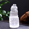 1PC Natural Selenite Lamp White Gemstones Ice Berg Hand Carved Lamp Around Crystal Ore Ornaments Craft Reiki Home Decor Collect 6