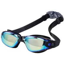 Красочные очки для плавания с гальваническим покрытием, детские очки для плавания, противотуманные очки для плавания с защитой от ультрафиолета, детские очки