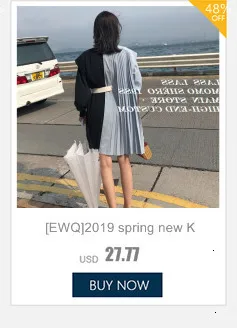[EWQ] Новая Осенняя модная женская одежда, Высококачественная куртка, плиссированная джинсовая куртка с разрезом, двубортное короткое пальто WG15305L