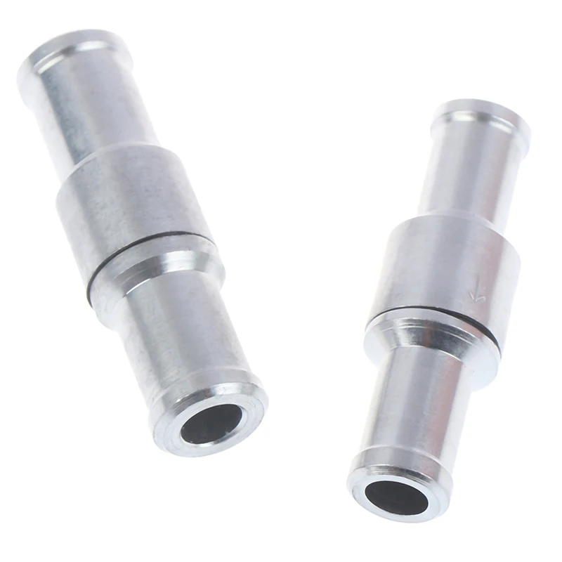 1PC 10/12mm Aluminium Alloy One Way Fuel Non Return Check Valve Petrol Diesel For Car Vacuum Hose Oil Water Pumps