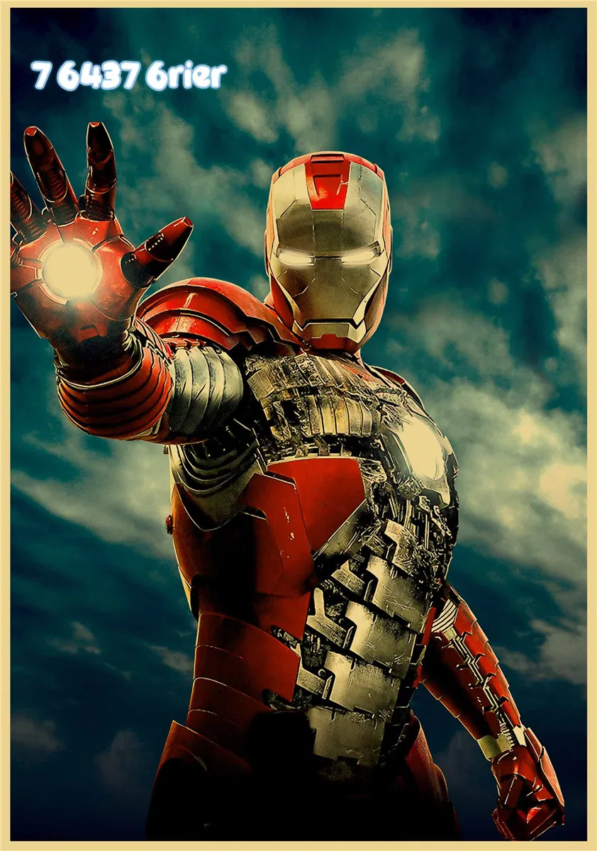 Marvel Heroes Papier Peint Multi Muriva 159503 Captain America Iron Man 