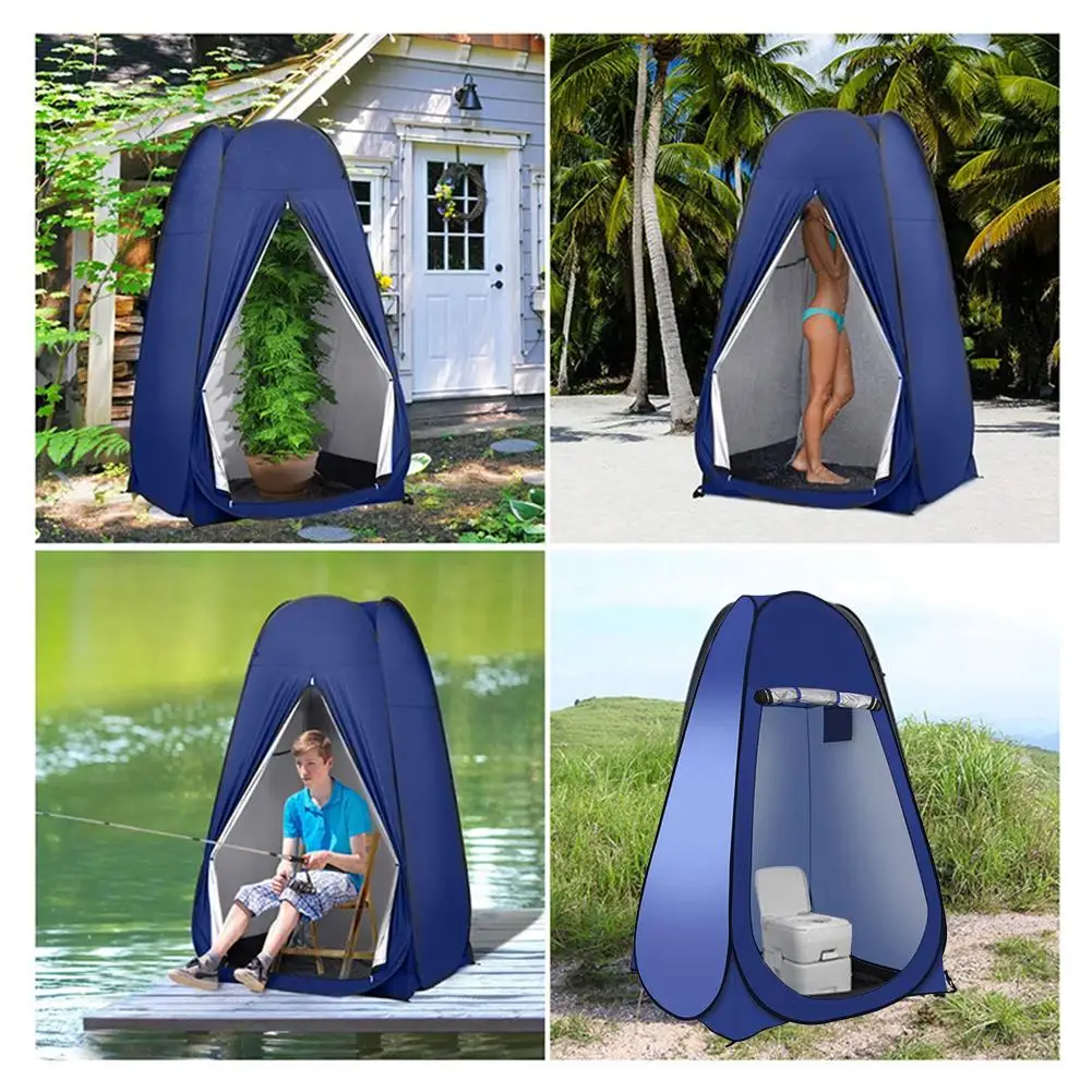 Tente de douche portable pour camping en plein air, couverture de bain  simple, cabine d'essayage, toilettes mobiles, pêche, photographie -  AliExpress