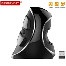 M618 плюс Беспроводная игровая мышь геймер Вертикальная компьютерная мышь эргономичная оптическая мышь USB 6 кнопок dpi регулируемая для ПК ноутбука